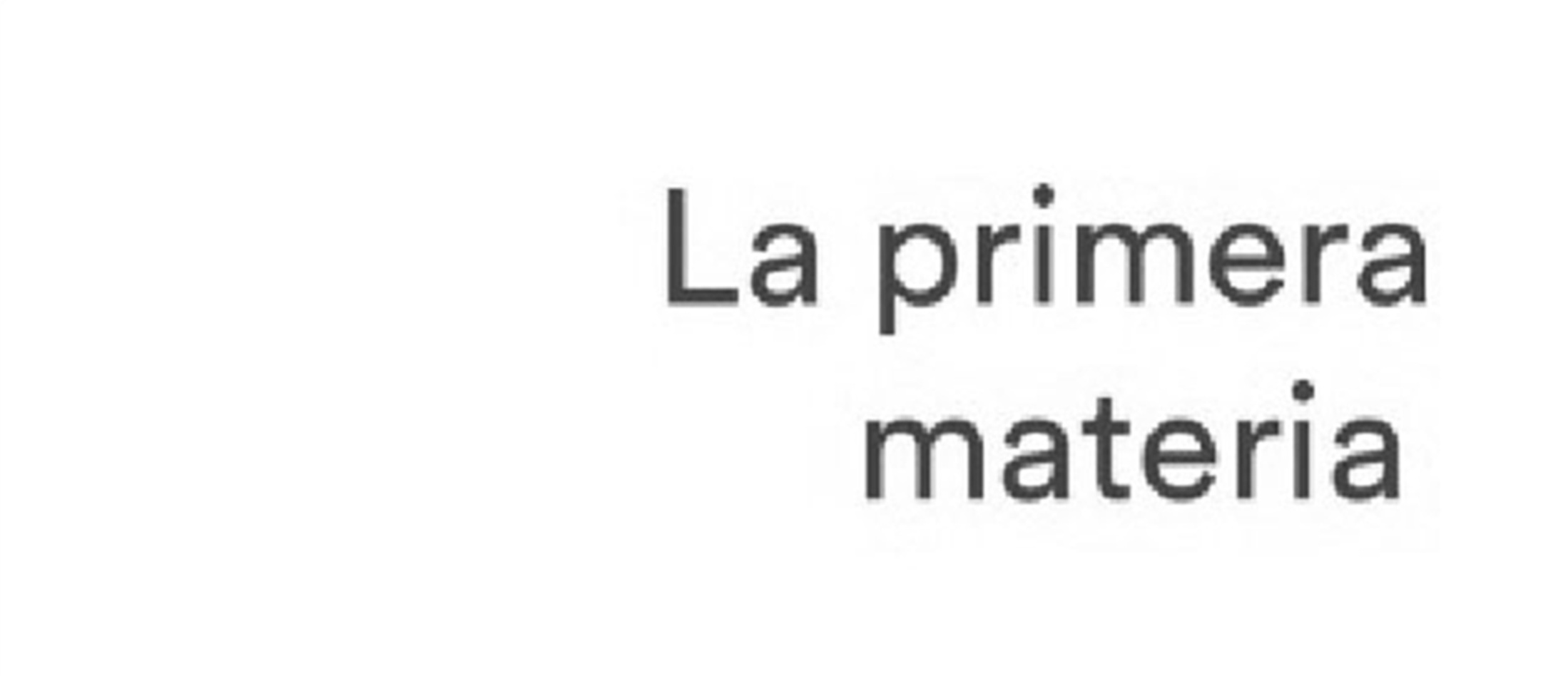 La primera materia – Cynthia Edul_byn_entrada